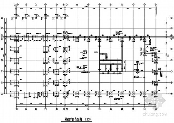 35m门式钢结构资料下载-[安徽]钢结构4S汽车店结构施工图（单层 独立基础）