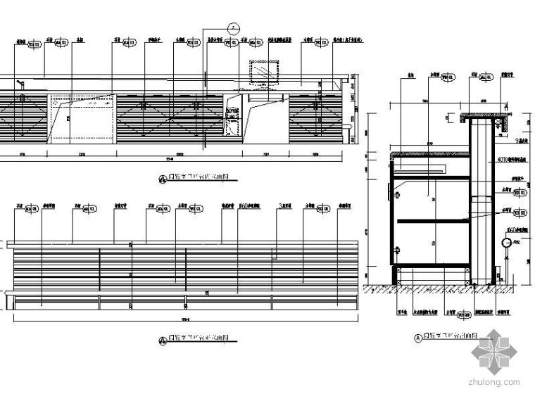 节点图和立面图资料下载-吧台立面图