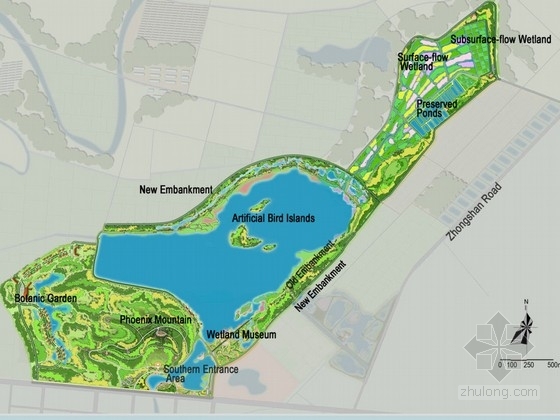 人造湿地规划设计资料下载-[铁岭]湿地公园景观规划设计方案