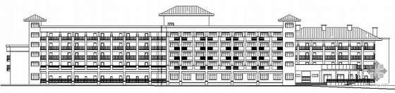 宾馆建筑结构施工图资料下载-某五层四星级连锁酒店建筑结构水电绿化施工图
