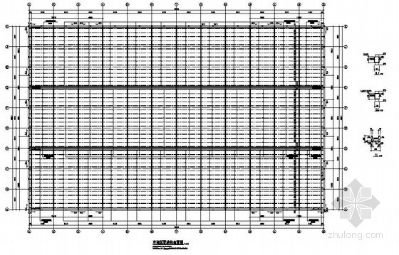 单层彩钢结构设计图资料下载-无锡某排架结构单层厂房结构设计图