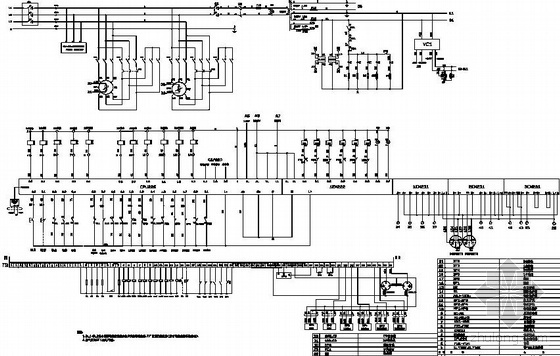 刮泥机电气控制原理图资料下载-PFS双压缩机电气控制原理图