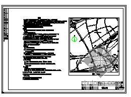 总平面图道路断面图资料下载-DN1000道路给水工程平面图、纵断面图