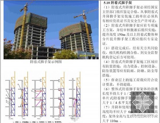 房屋建筑和市政工程施工现场安全生产标准化图集（60页）-附着式脚手架