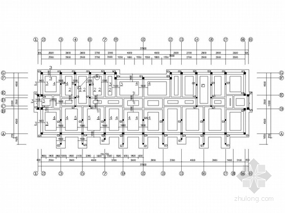 砌体结构雨蓬资料下载-六层砌体结构住宅楼结构施工图