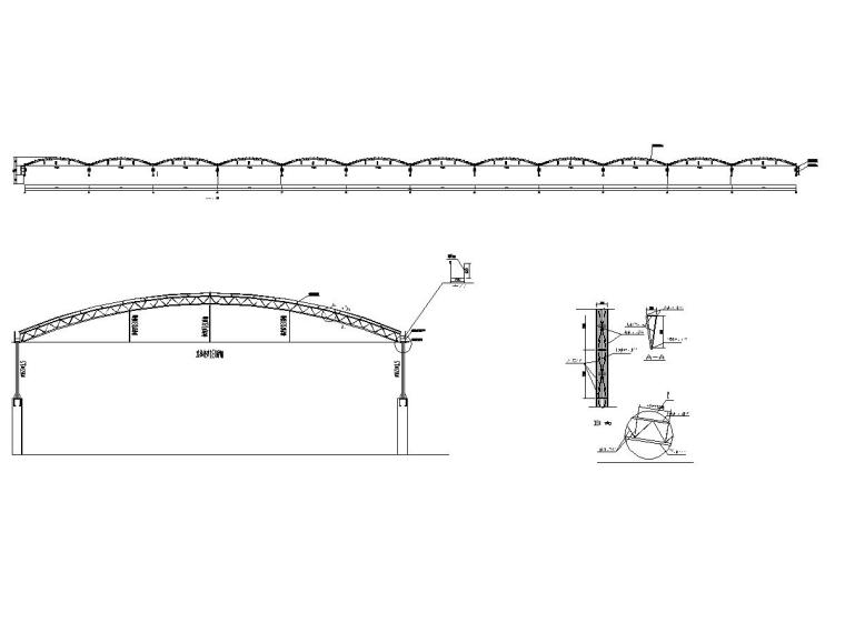 钢结构原料仓库简易棚施工图-4.jpg