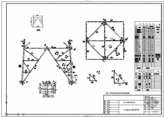 高耸结构基础图资料下载-某110KV送电线路工程铁塔结构图
