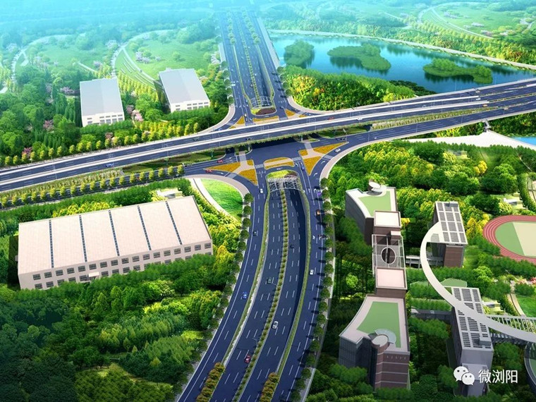 互通式立交桥绿化cad图资料下载-高速公路互通式立交桥施工方案