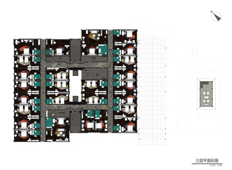 深圳南香楼艺术酒店-03_the_third_floor_plan