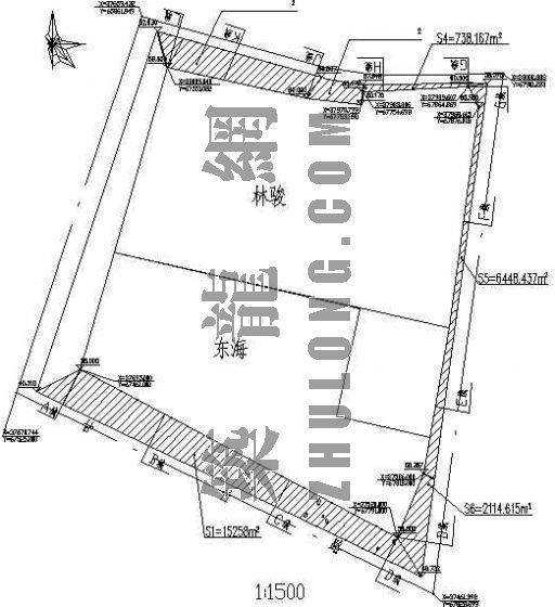 坡地绿化图纸资料下载-某坡地绿化施工图全套