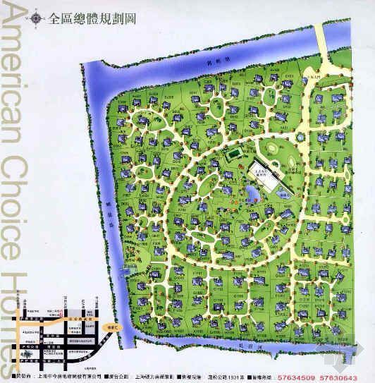 上海小区建筑底图资料下载-上海某小区楼书设计