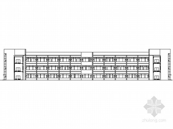 三层医院建筑图纸资料下载-[东莞]某人民医院三层住院楼建筑施工图（5号楼）