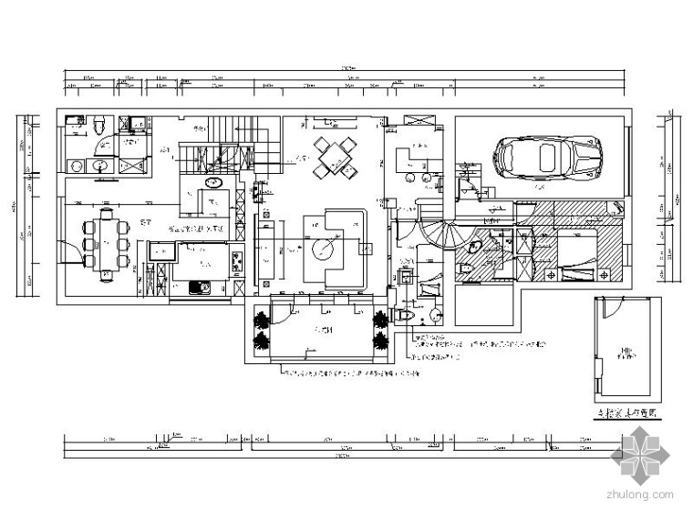 北京阁楼施工资料下载-[北京]某三层别墅室内设计施工图