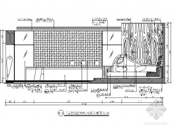 夜总会VIP包间施工图Ⅱ-立面