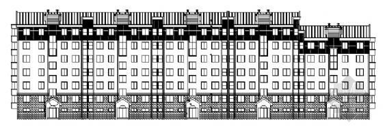 北方居住小区设计资料下载-北方某度假小区五层住宅楼建筑施工图