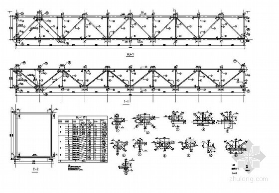 管道过马路的桁架资料下载-某管道支架结构设计图