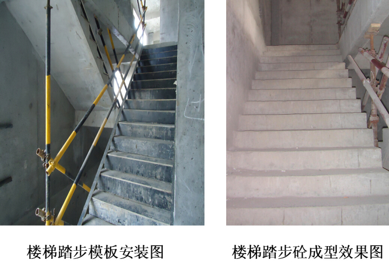 砼尺寸偏差资料下载-提高结构施工中混凝土楼梯尺寸偏差合格率