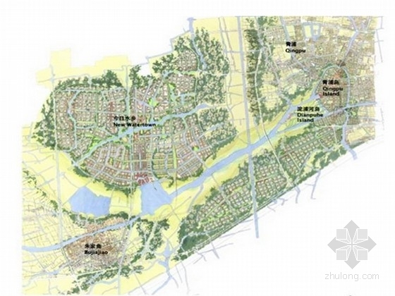 柏林岛屿公园景观规划资料下载-[上海]滨河岛屿景观规划设计方案