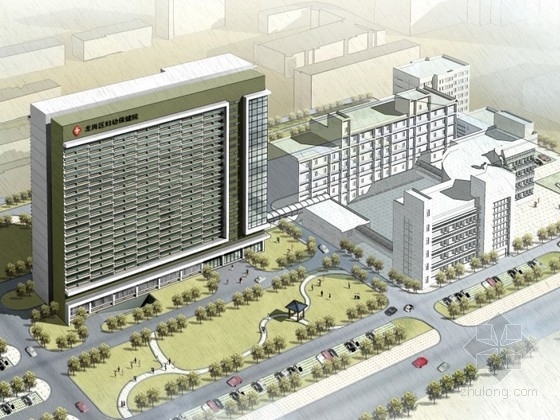 9层cad资料下载-[深圳]十三层医院住院楼建筑方案文本（含  CAD、多媒体）