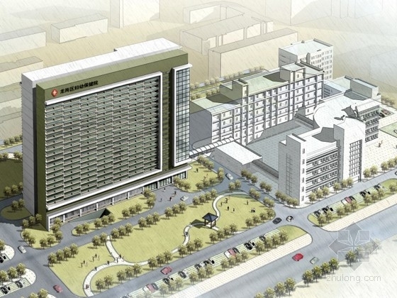 wq潜污泵cad图纸资料下载-[深圳]十三层医院住院楼建筑方案文本（含  CAD、多媒体）