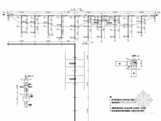 桥梁空心板通用图20米资料下载-[福建]20X8米简支空心板渡槽施工图18张