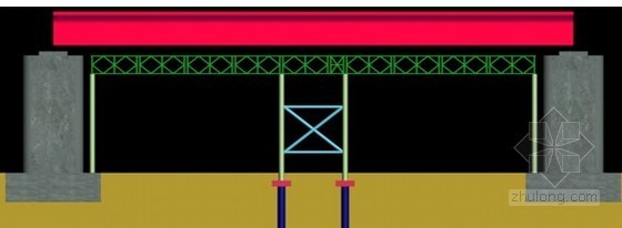 16m桥梁算书资料下载-三线道岔梁支架现浇方案结构检算书