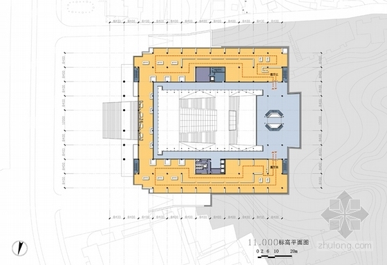 [江西]中国革命历史博物馆建筑设计方案文本（含2个方案）-中国革命历史博物馆建筑设计方案平面图
