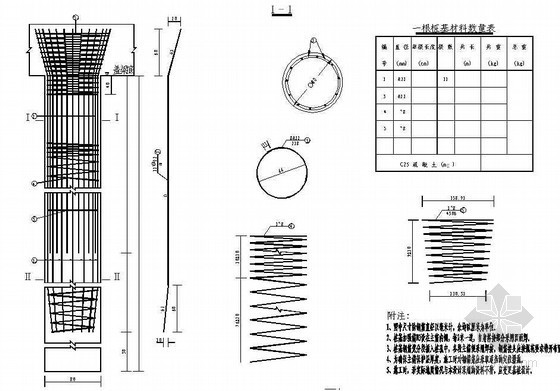 6m钢筋混凝土预制板成套cad设计图纸- 