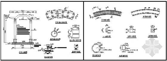 一弧形花架施工图-4