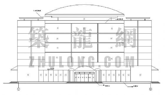 影院台阶钢结构图资料下载-某钢结构超市[含结构图]
