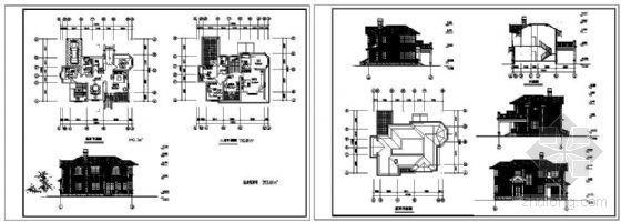 某二层欧式别墅建筑方案（户型一）-4