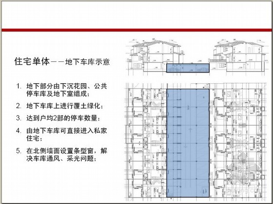 [知名地产]设计管理标准化实践与建筑规划核心价值创造讲义（331页-地下车库示意图 