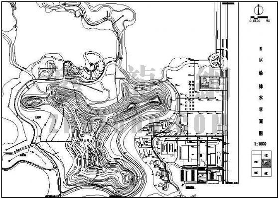 厂区公园景观资料下载-某公园基础设施系统配置给排水设计图