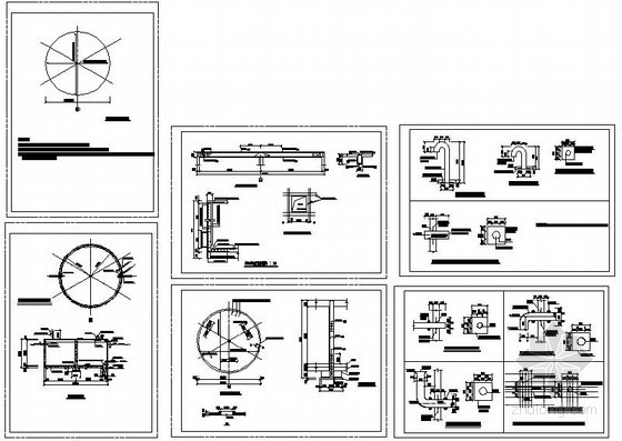 50方水池CAD资料下载-某50立方清水池结构设计图