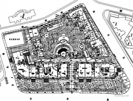上海国际赛车场水景广场资料下载-[上海]国际广场环境景观扩初设计