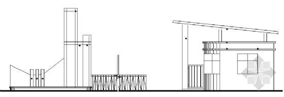 某大门门卫室建筑施工图