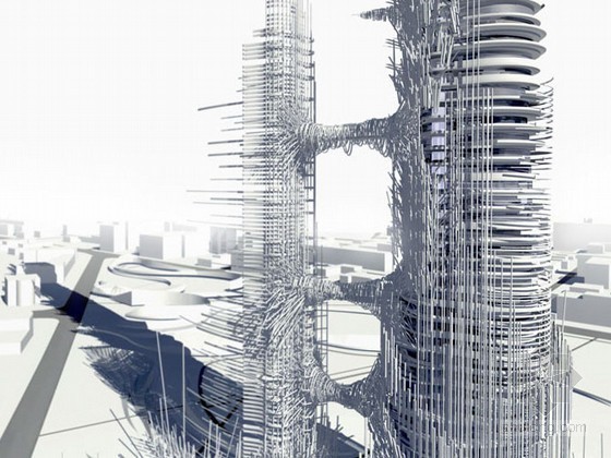 2010evolo摩天大楼资料下载-Wind Tower-eVolo摩天大楼建筑竞赛2010年