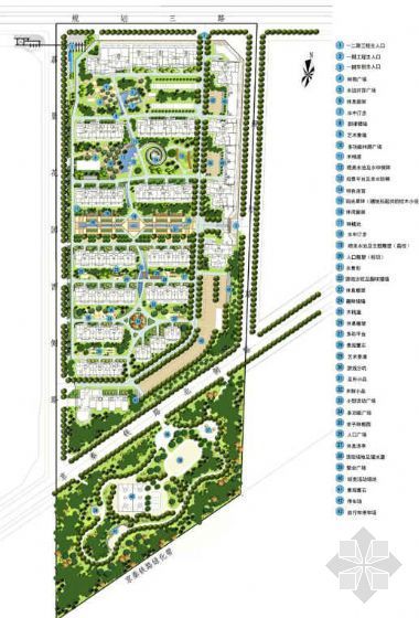 景观园路设计方案资料下载-北京荔景园景观设计方案