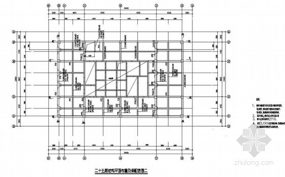 上海某28层综合楼结构设计图- 