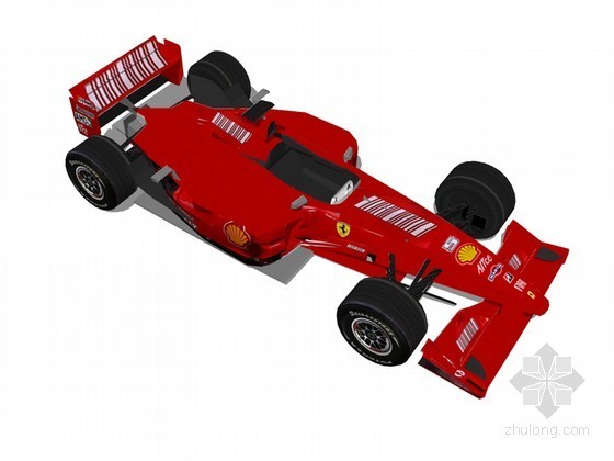 方程式赛车3d模型资料下载-专业赛车SketchUp模型下载