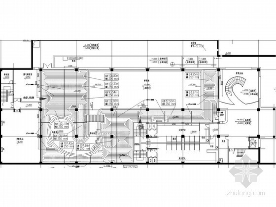 新中式素雅风玉石展厅资料下载-展馆展厅地暖采暖及通风空调系统施工图