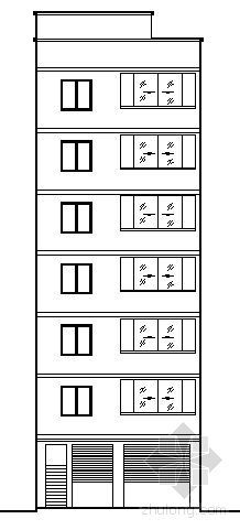 5层砖混学生宿舍资料下载-[奉节县]某七层高中学学生宿舍建筑方案图