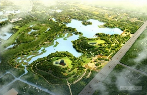 景观河道概念规划设计方案资料下载-[北京]皇家底蕴大型郊野湿地公园景观规划设计方案