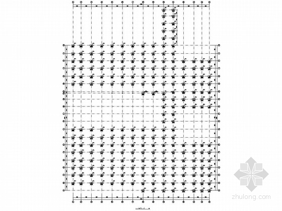 地库抗拔桩资料下载-地下一层框架结构车库结构施工图（321个车位）