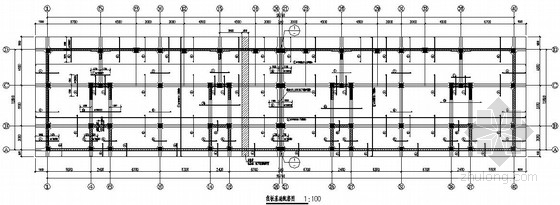 钢混组合梁施工图纸资料下载-某4层钢混组合结构综合楼结构施工图