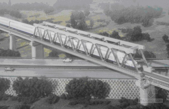 80m系杆拱专项施工方案资料下载-西平铁路大桥80m钢-混凝土组合桁梁施工方案