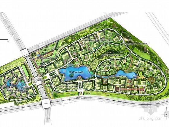 别墅园区景观设计资料下载-[南京]园区景观设计方案