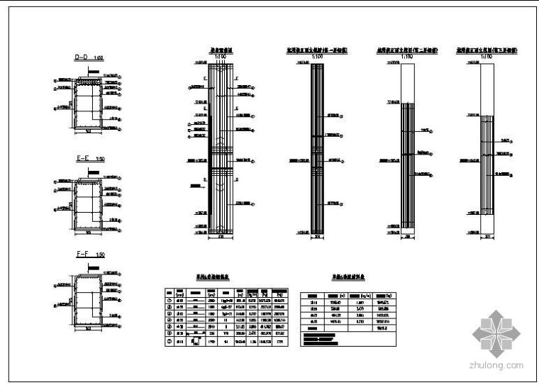 2m钢结构资料下载-4×2m抗滑桩配筋图