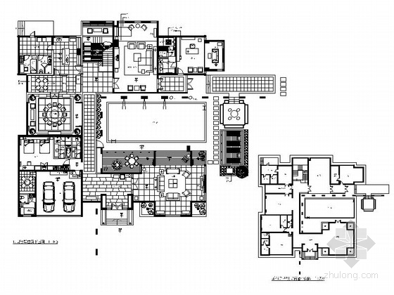 3层现代风格家庭别墅模型资料下载-[上海]现代风格两层别墅施工图
