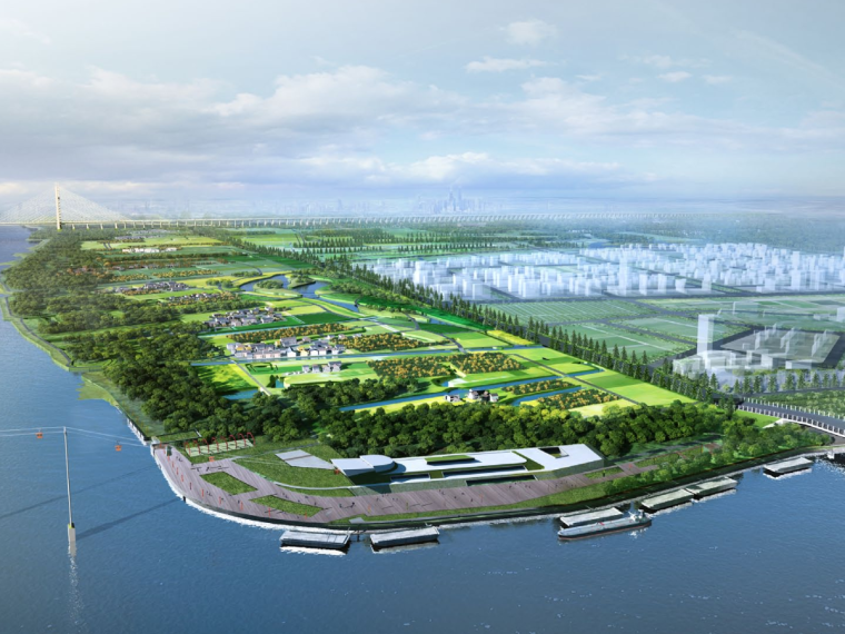 生态郊野公园资料下载-[上海]闵行浦江郊野公园项目景观概念设计（美食，古镇）